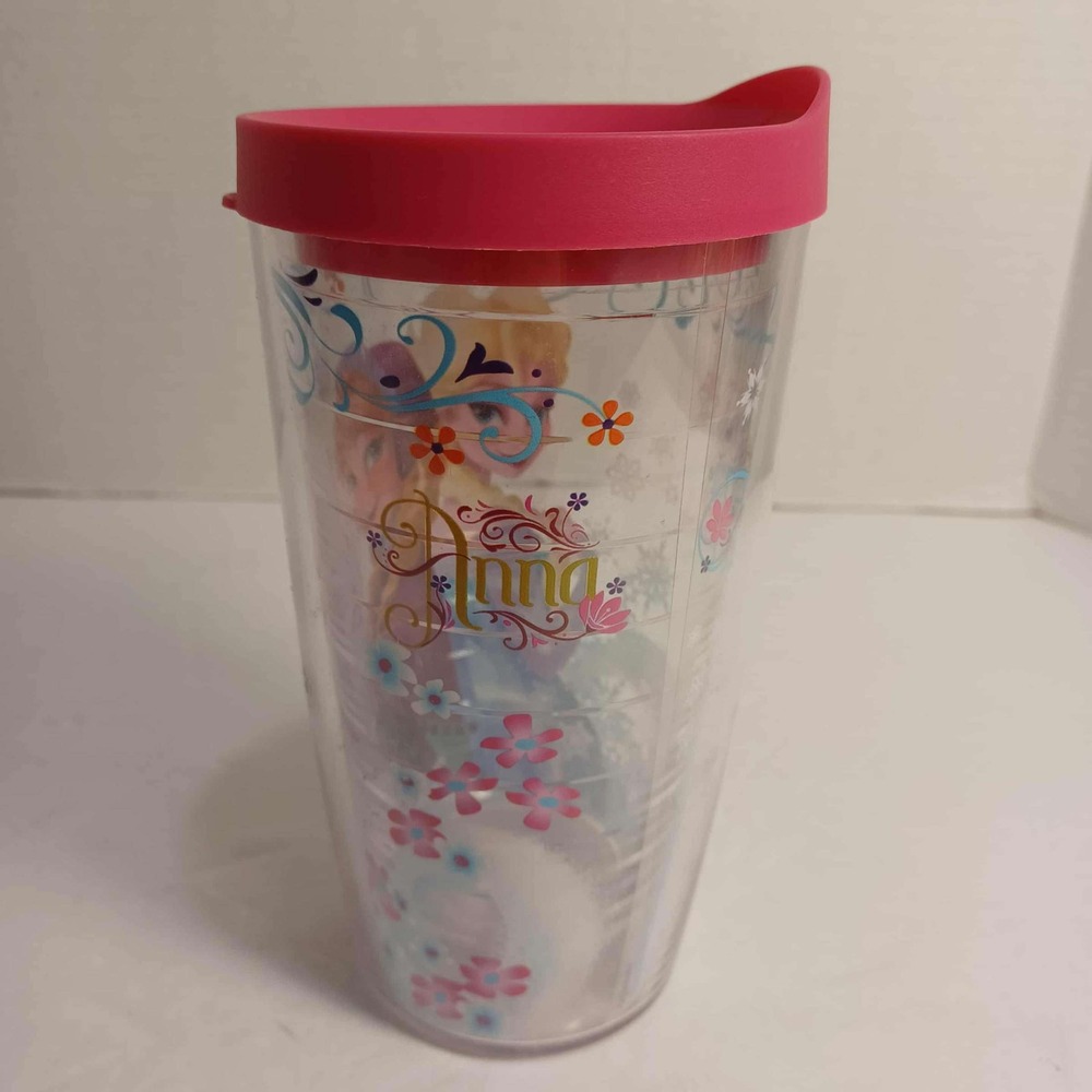 Disney Frozen Anna Elsa Tervis Tumbler with Lid‎ Cup 16 oz